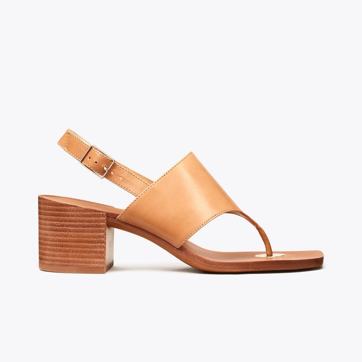 Double T Coin Heeled Sandal - 1