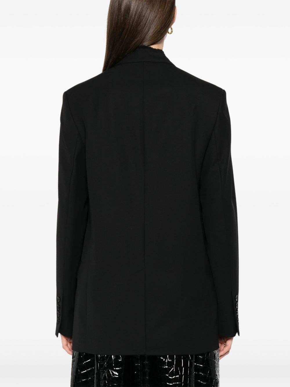Wool single-breasted jacket - 2