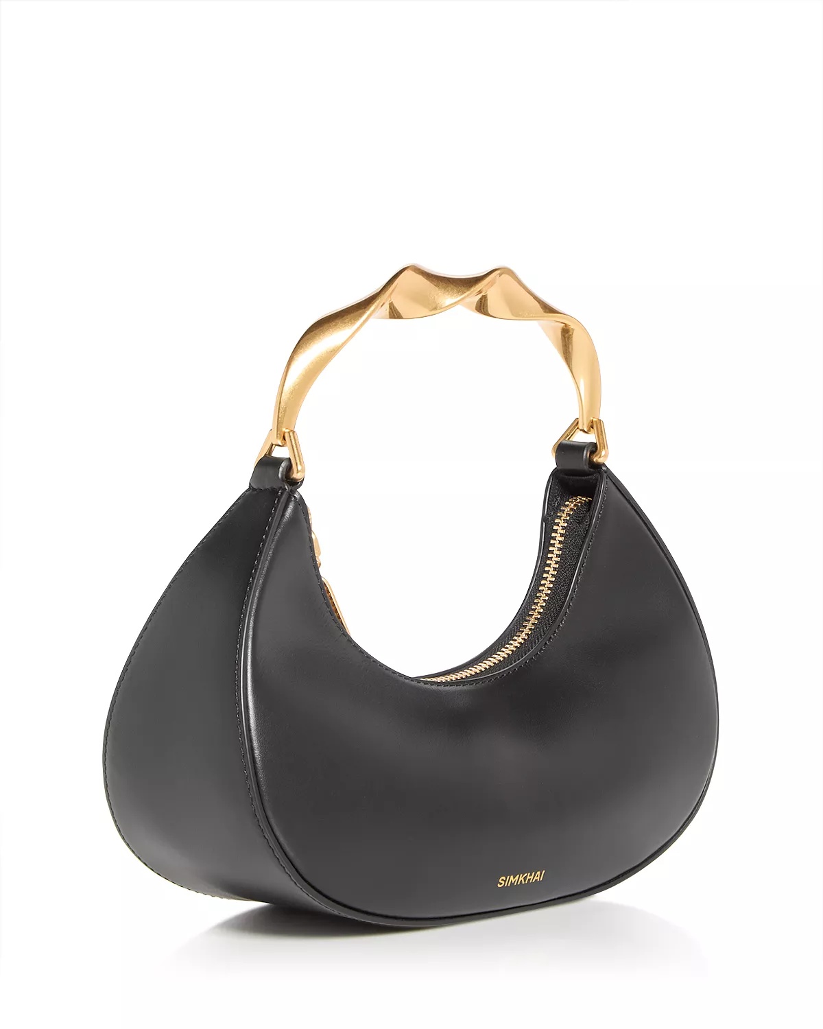 Nixi Twist Leather Top Handle Bag - 3