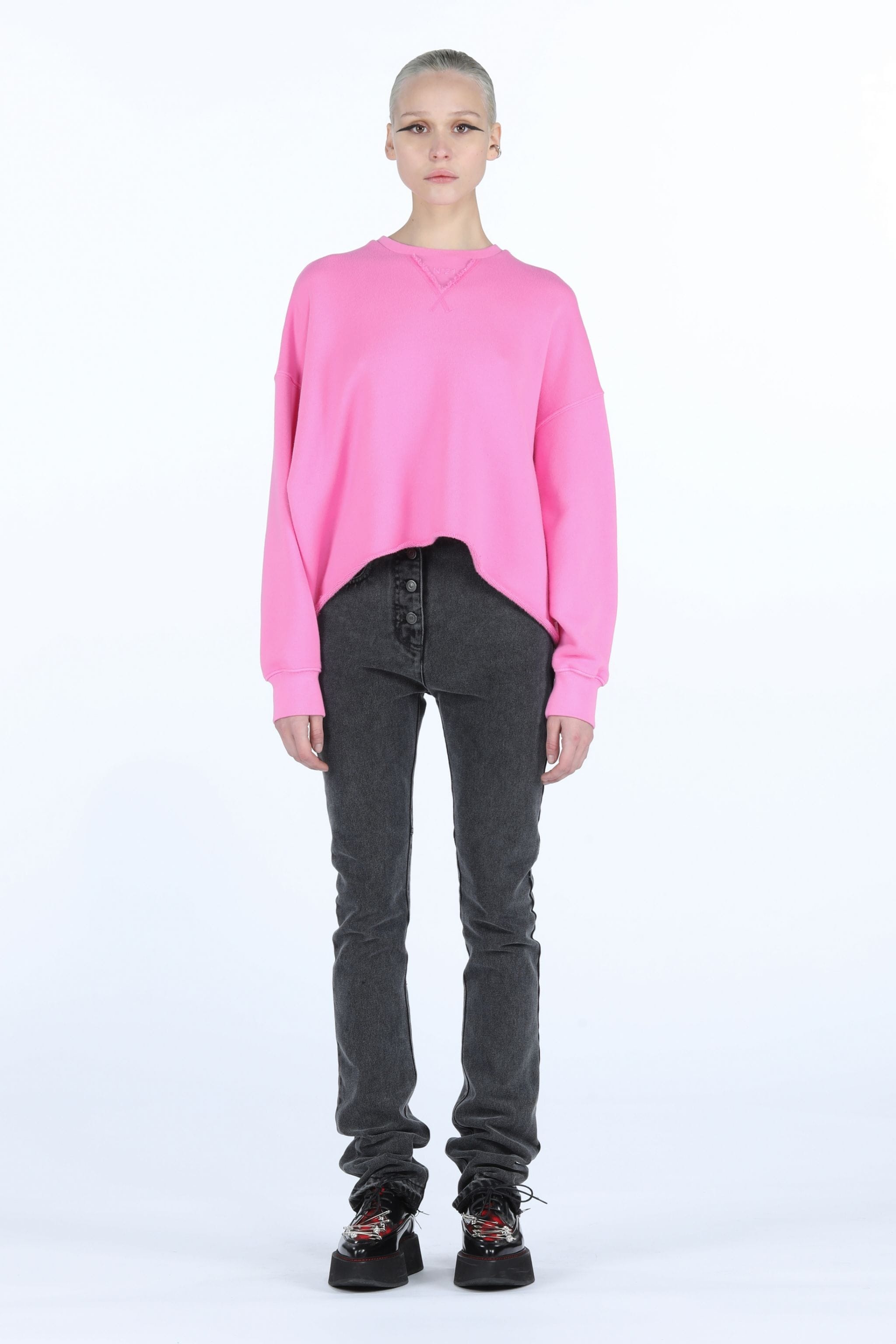 LOGO-EMBROIDERED COTTON SWEATSHIRT - 4