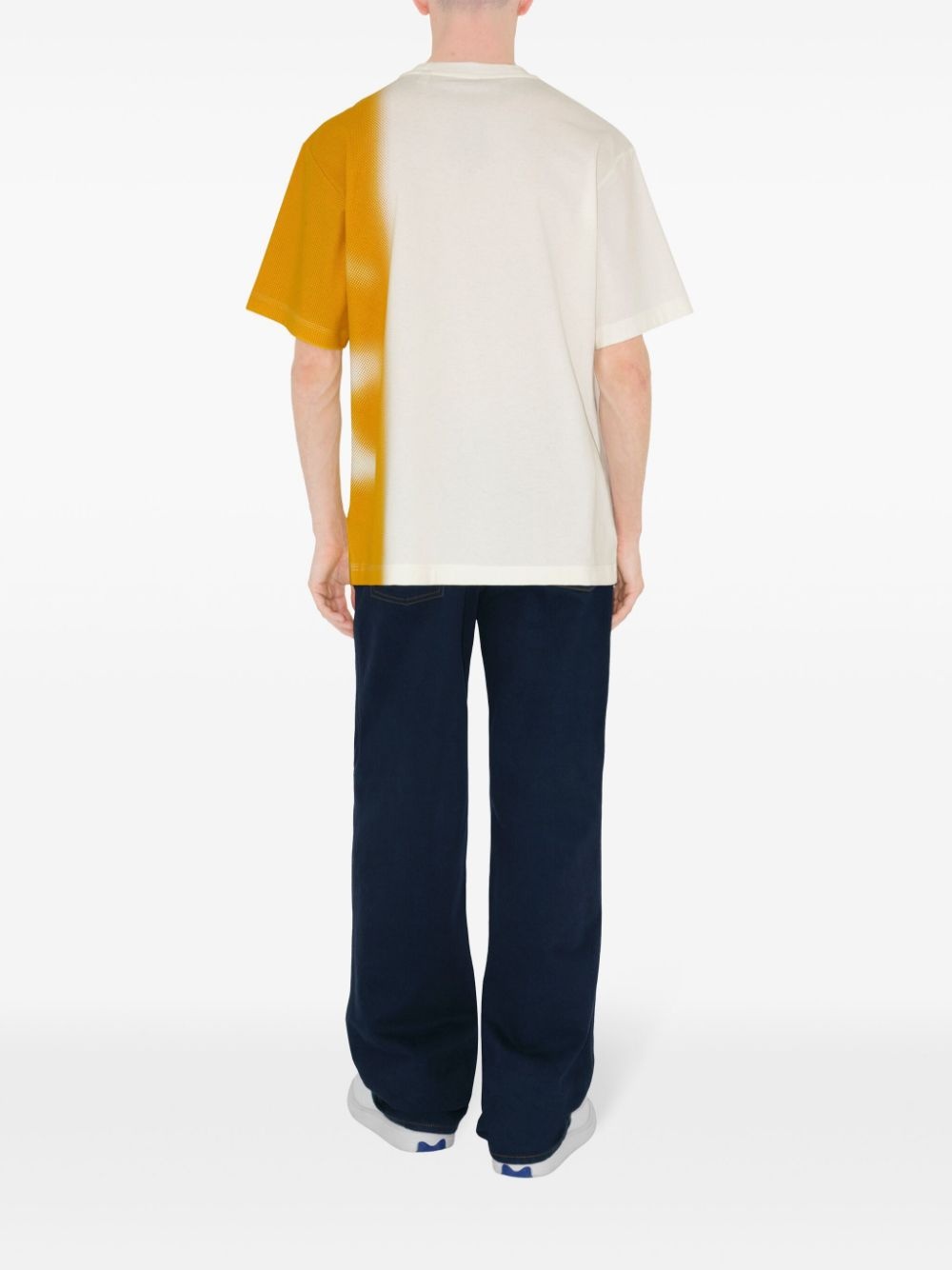 EKD two-tone cotton T-shirt - 4