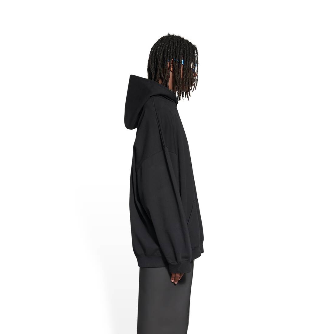 Men's Pride 22 Hoodie Boxy Fit in Black - 3