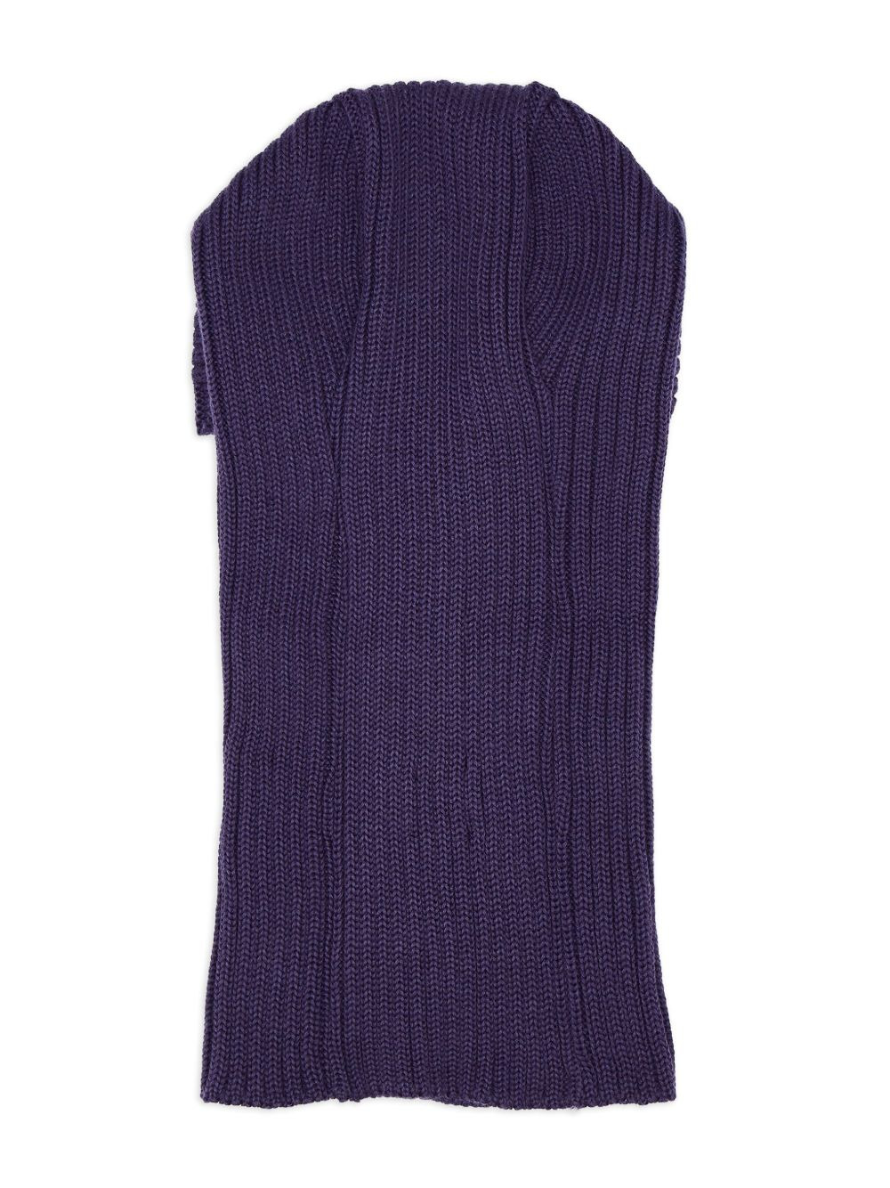 embroidered ribbed wool balaclavas - 3