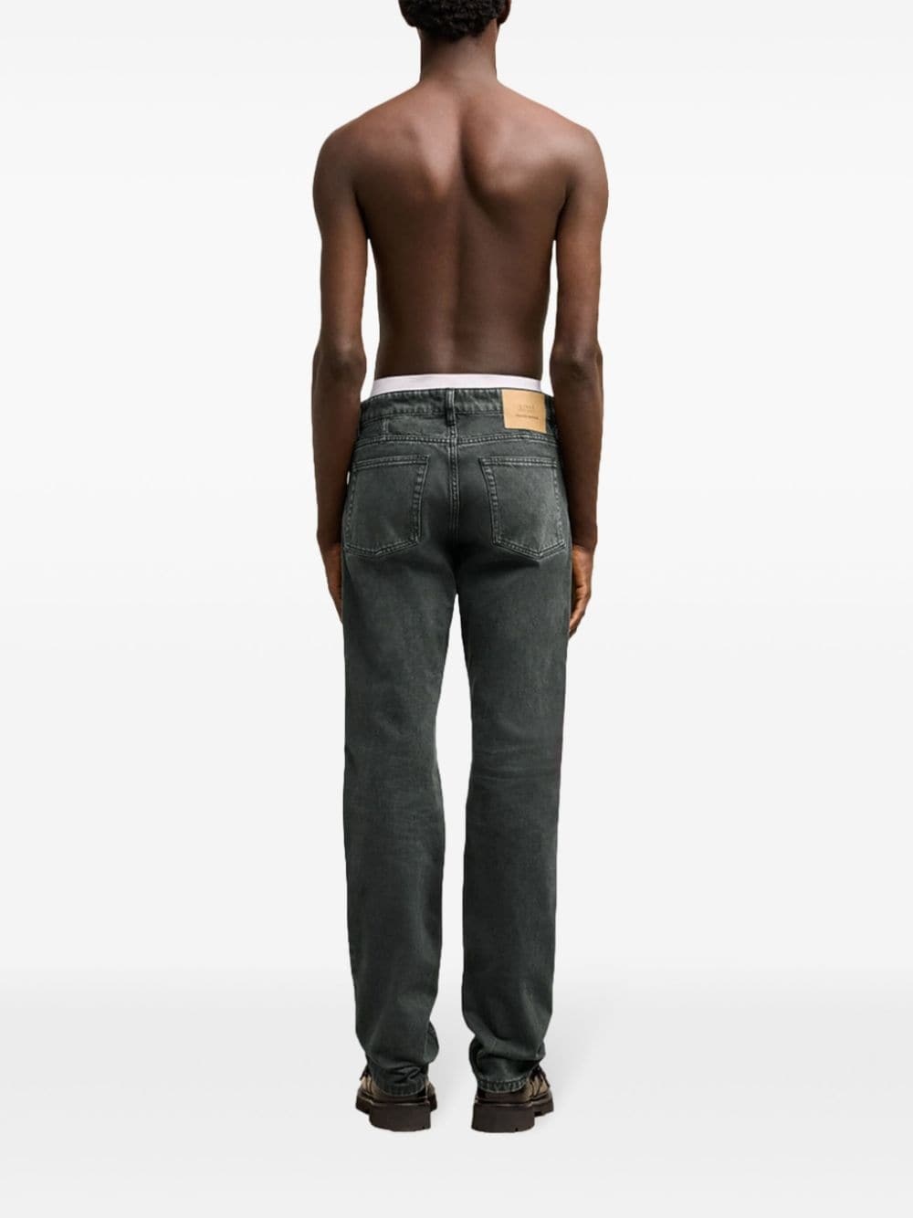 logo patch classic jeans - 4