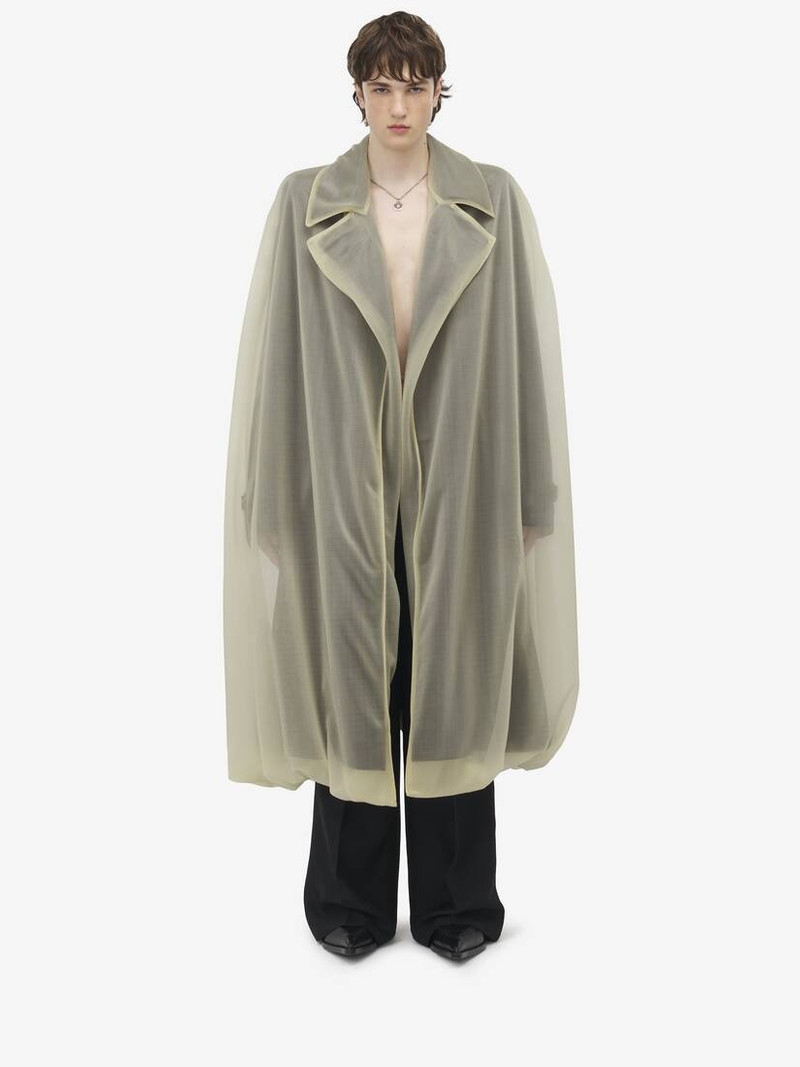 Detachable Cape Trench Coat 1