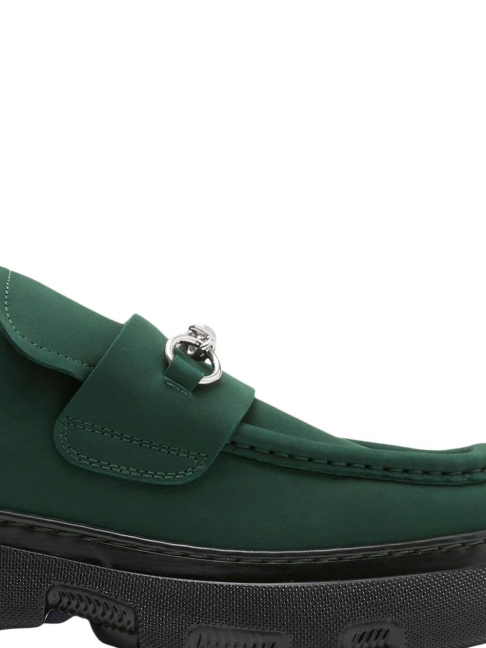 Creeper Clamp barbed-wire suede loafers - 2