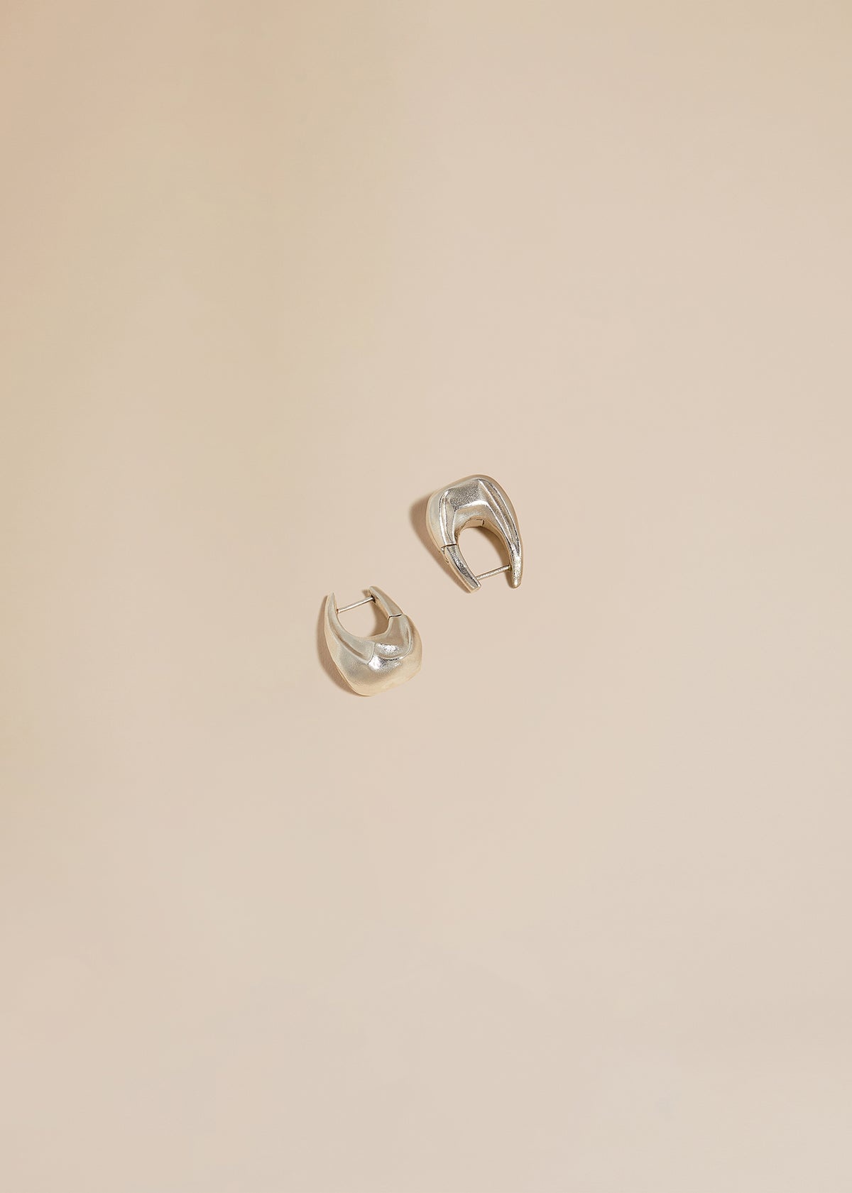Olivia small silver-tone hoop earrings - 2