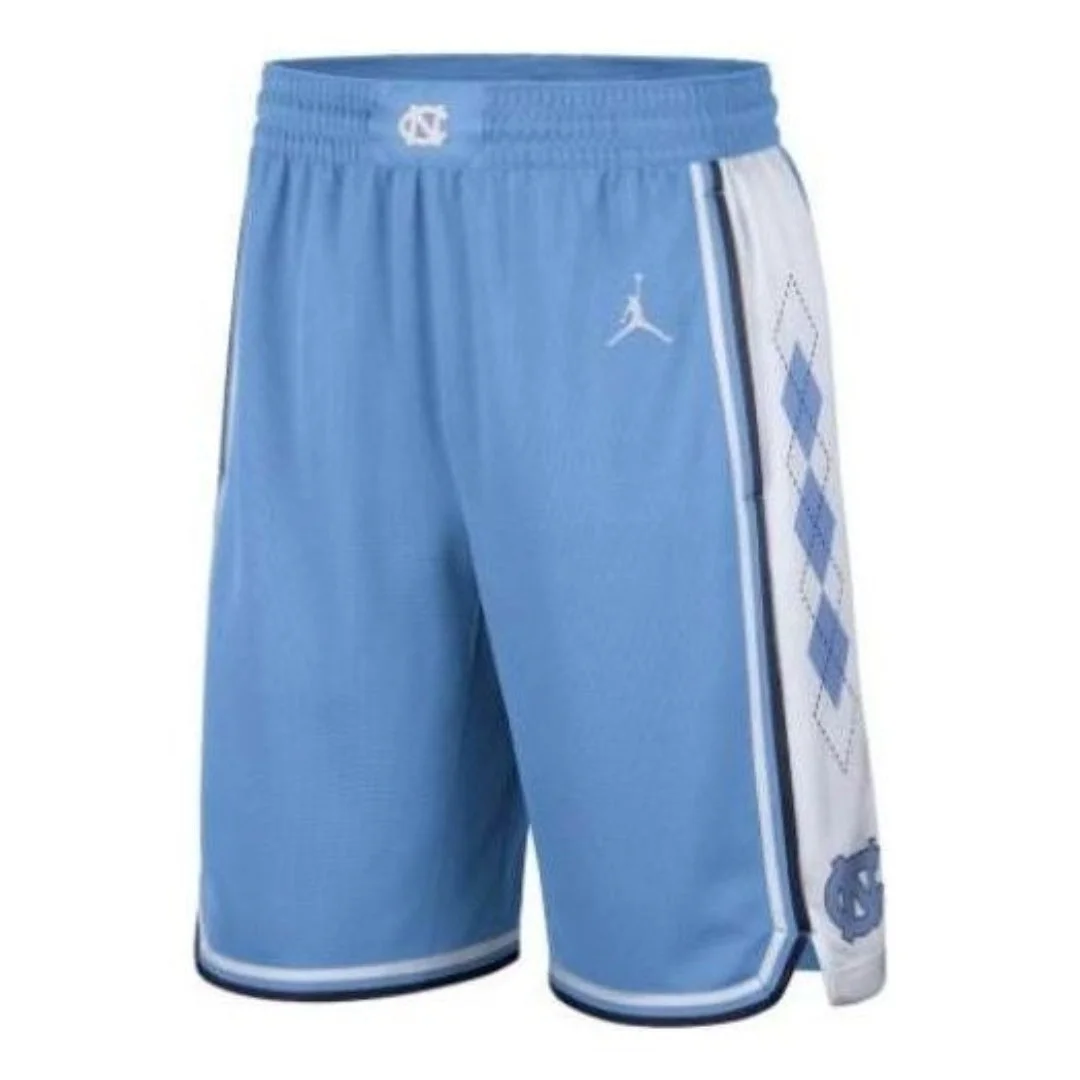 Nike Jordan College Dri-FIT (UNC) Basketball Shorts 'Blue White' AT8859-448 - 1