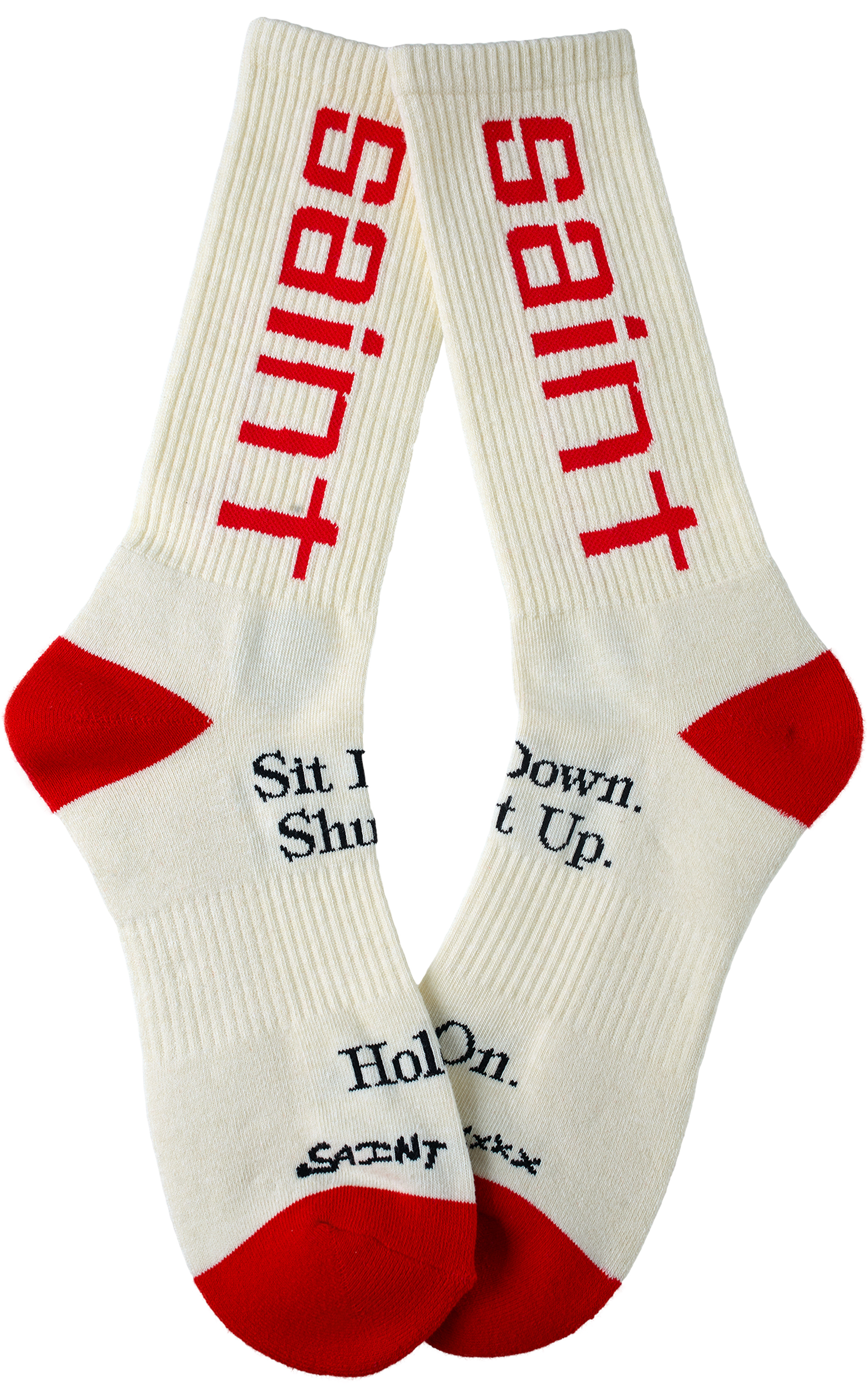 WHITE LOGO SOCKS - 2