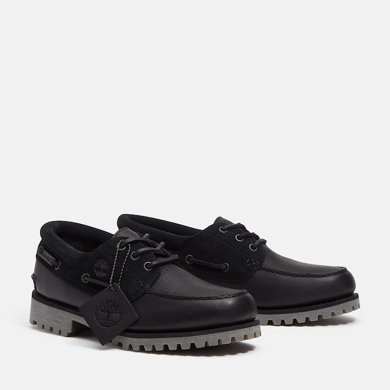 Men's Timberland® Emerald Woods 3-Eye Lug Handsewn Boat Shoe 4