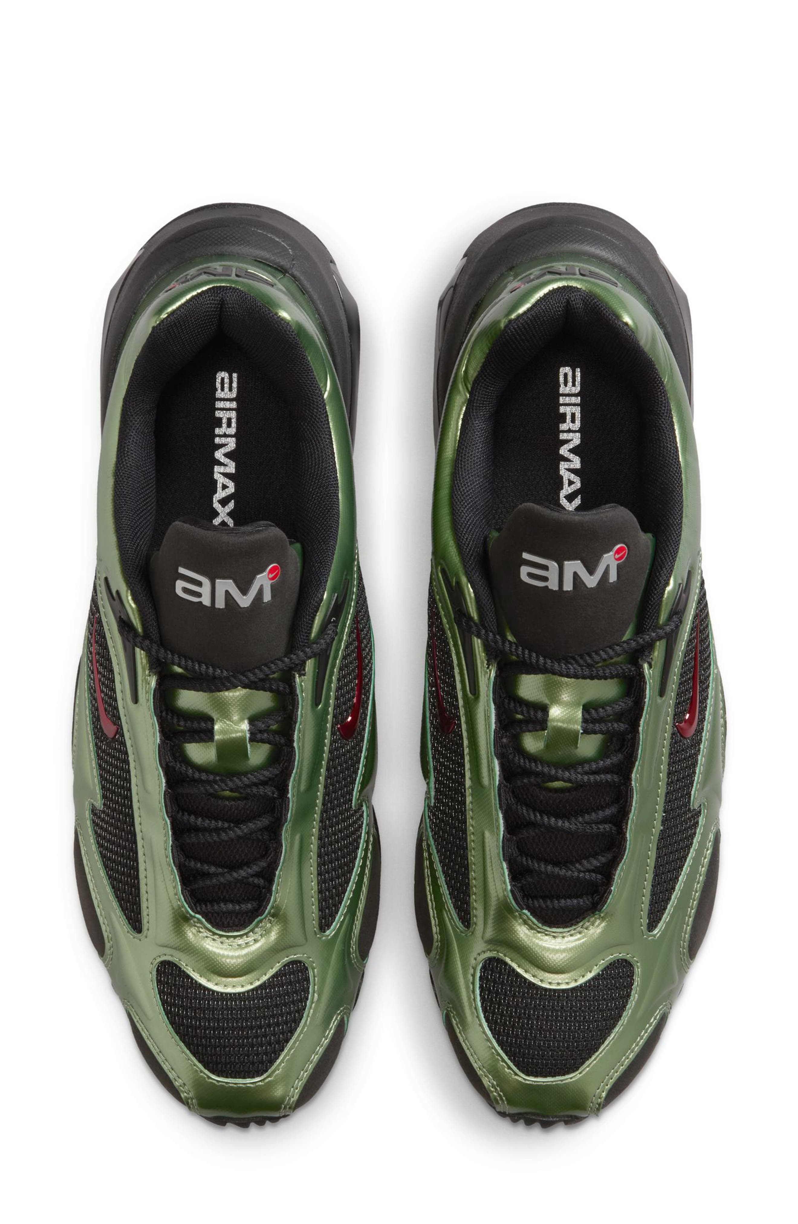 Nike Air Max Muse Sneaker in Black/Red/Oil Green at Nordstrom - 4