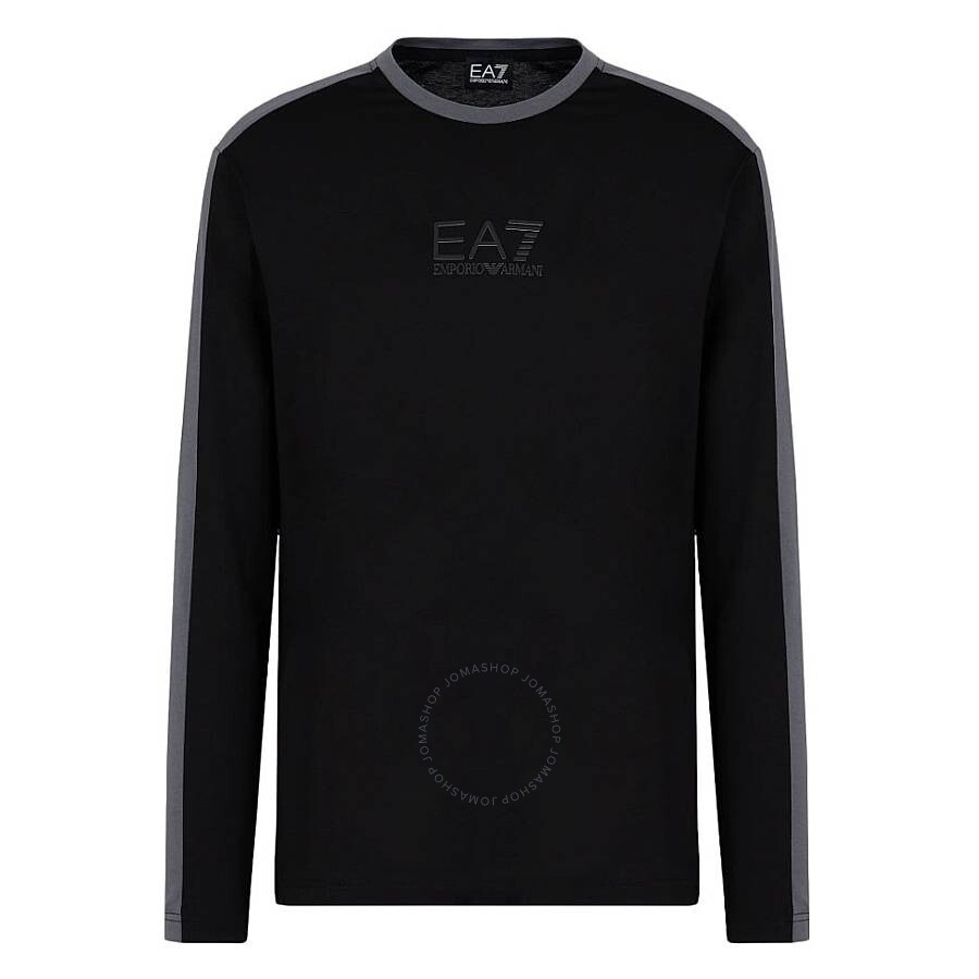 Emporio Armani EA7 Logo Athletic Long-Sleeved T-Shirt - 1