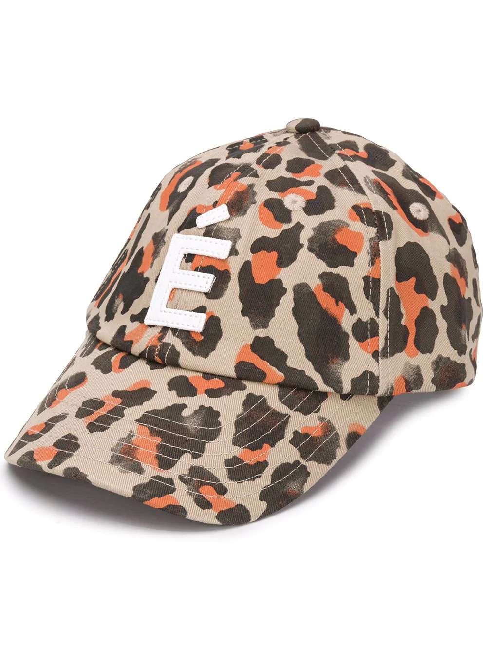 all-over leopard print cap - 1