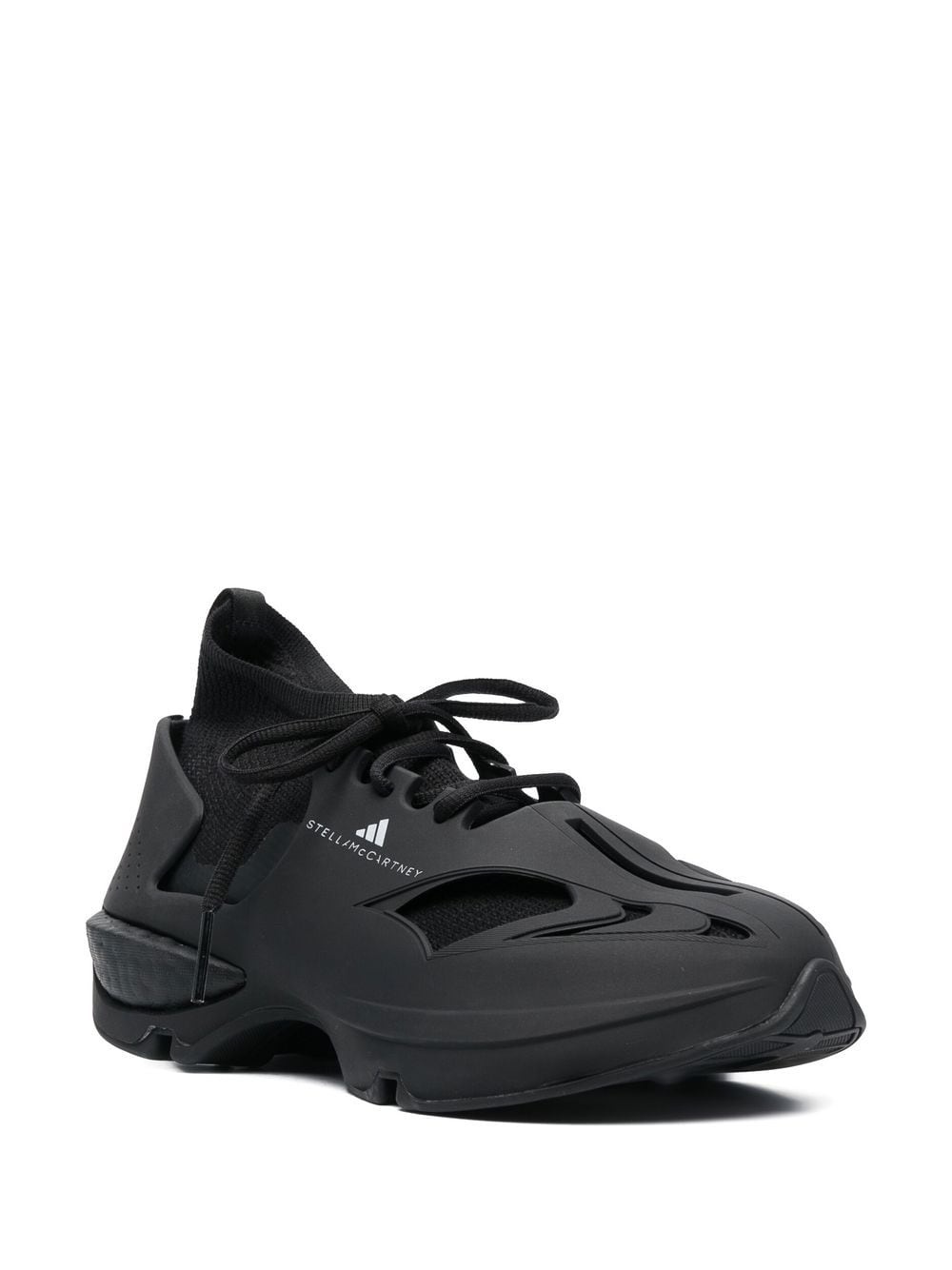 Tonal Caged Knit Runner Sneakers - 2