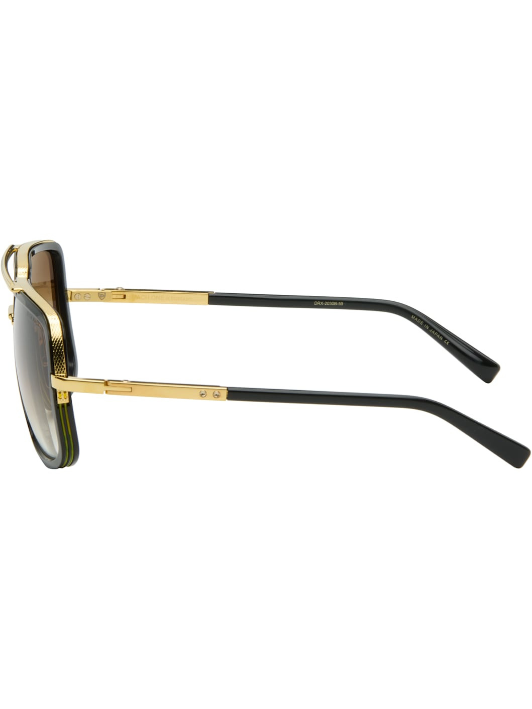 Black & Gold MACH-ONE Sunglasses - 3