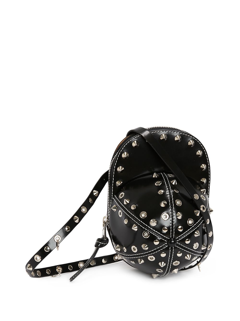 Cap stud-embellished crossbody bag - 3