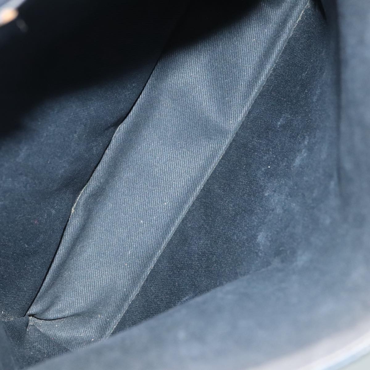 CELINE Macadam Canvas Hand Bag Pvc Black Gold - 11