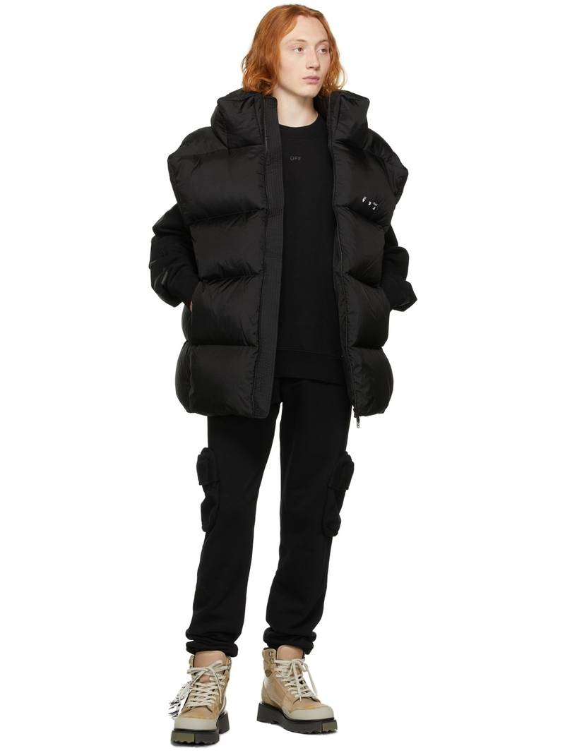 Off-White Black Down Box Puffer Vest outlook