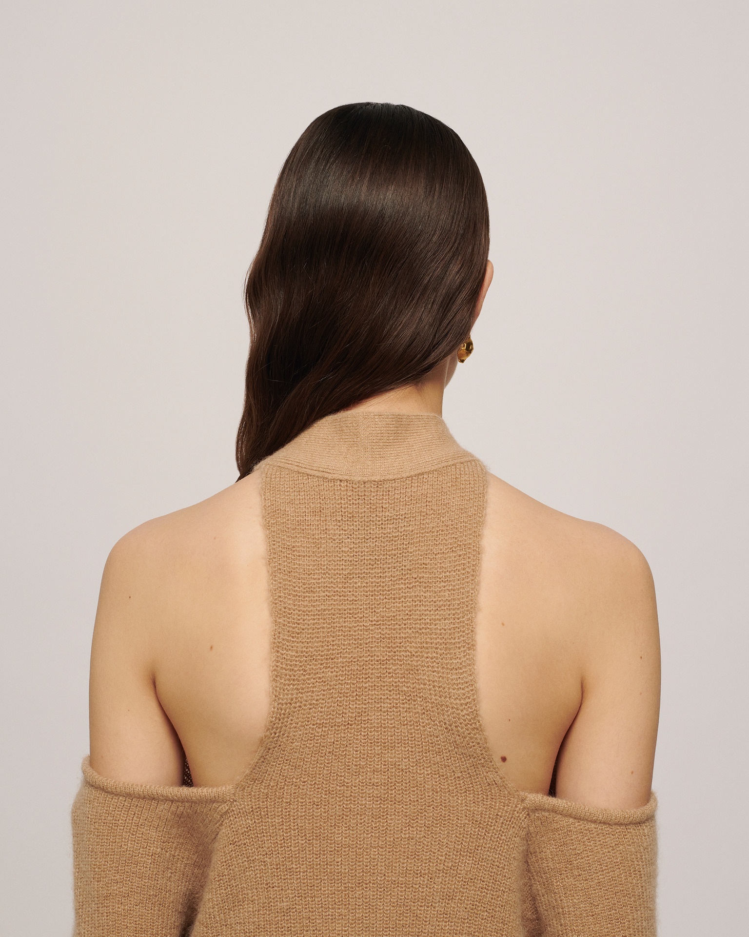 HEE - Cut-out sweater - Latte - 5