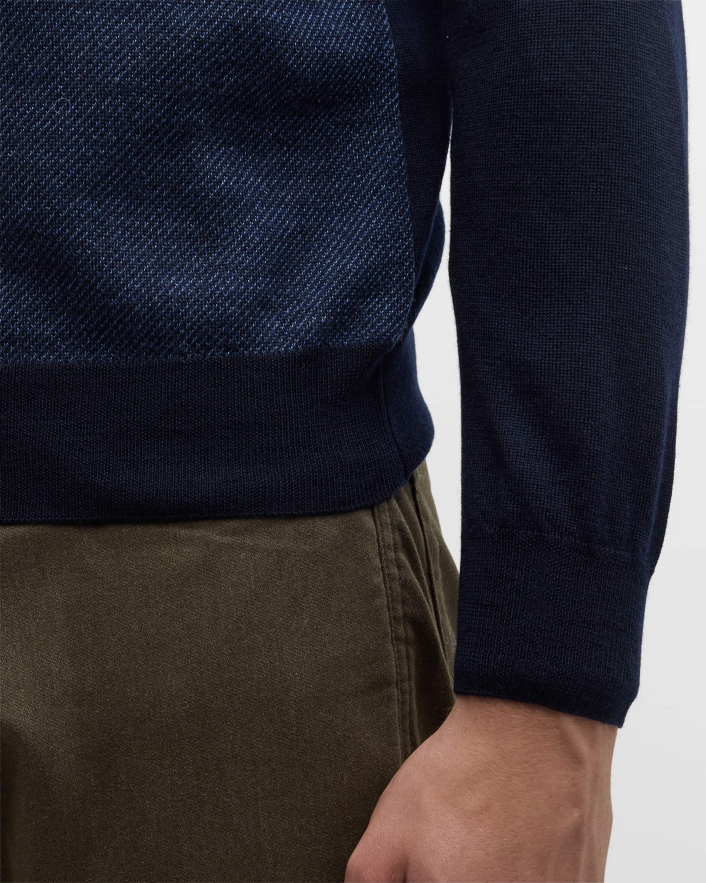 Men's Wool Quarter-Zip Sweater - 5
