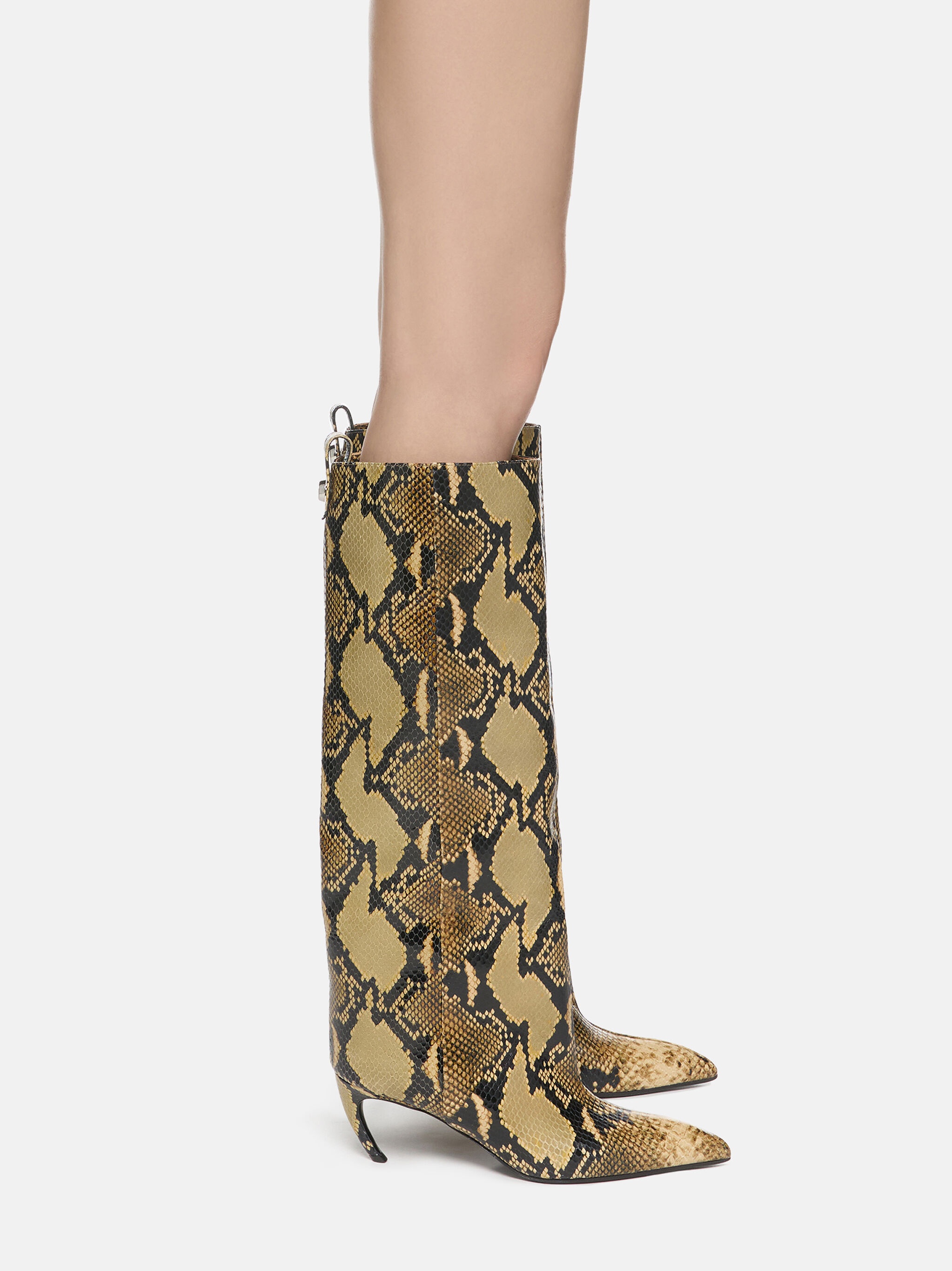 ''LEA'' BOOT BLACK AND SAHARA - 2
