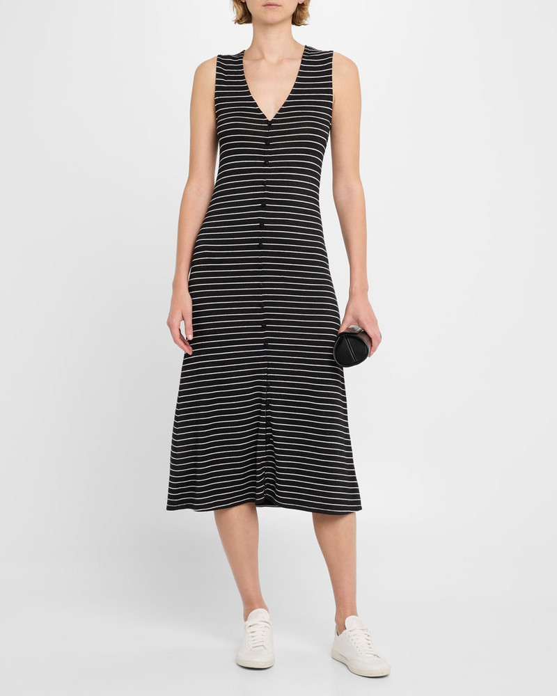 rag & bone The Knit Button Tank Dress outlook