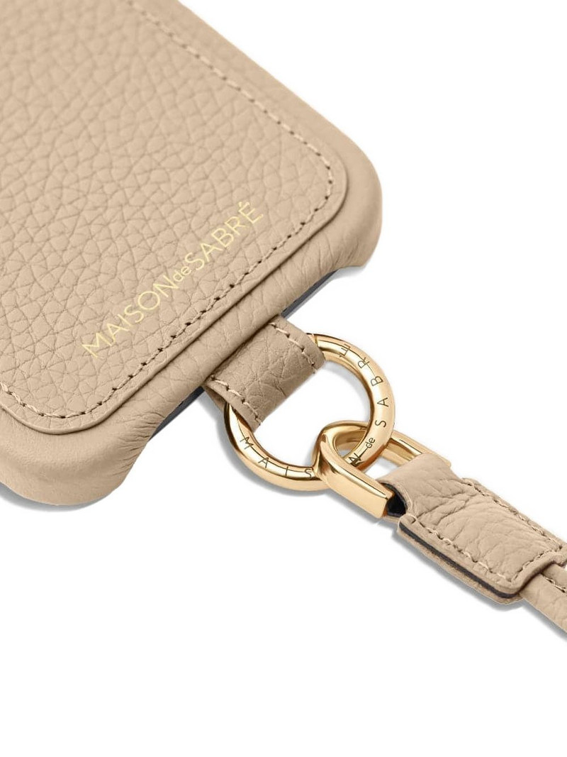 Sling leather iPhone 14 Pro phone case 5