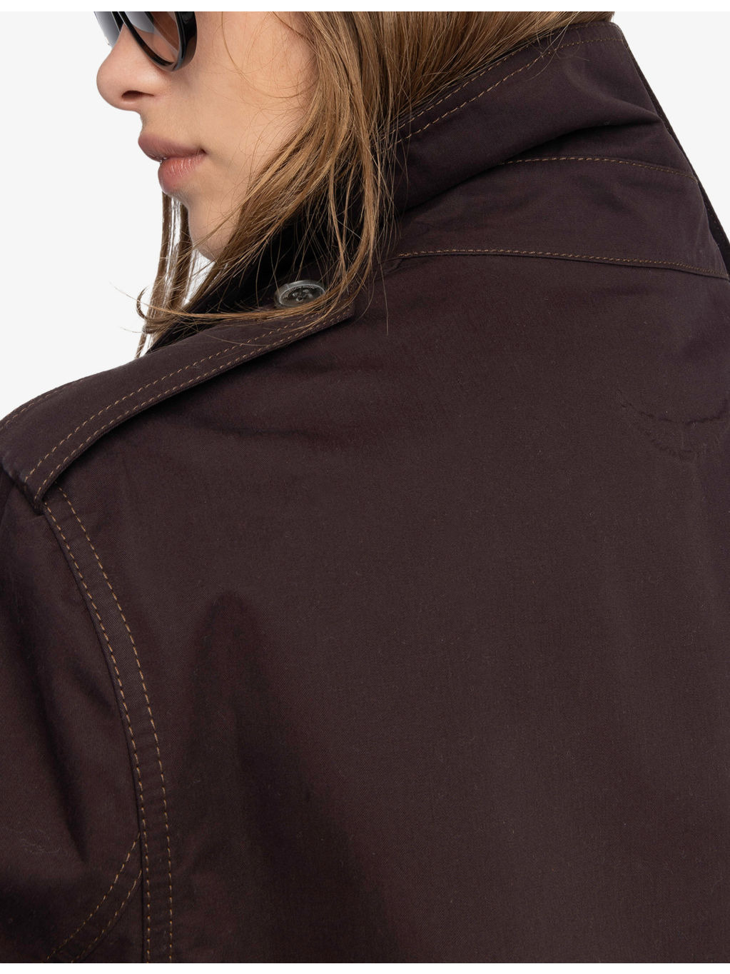 Kenar Double-Breasted Cotton Trench Coat - 7