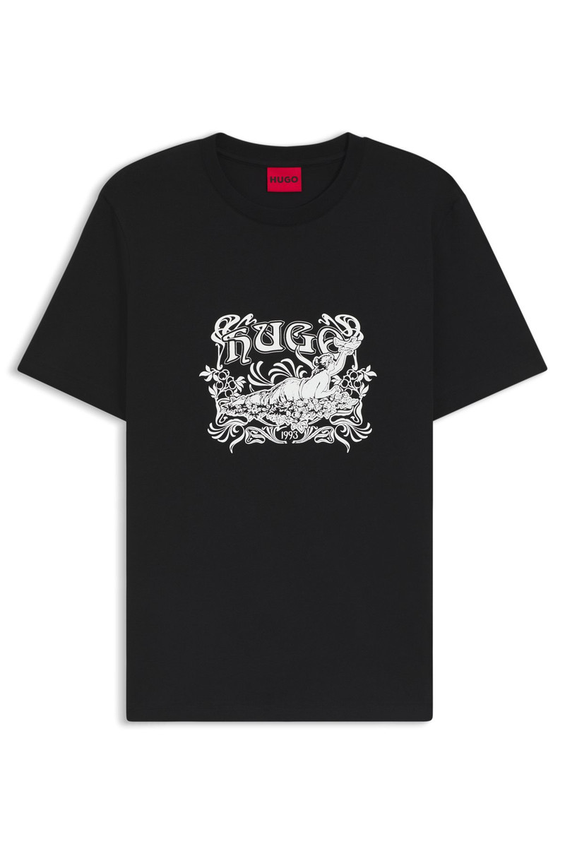 COTTON-JERSEY T-SHIRT WITH LOGO ARTWORK 1