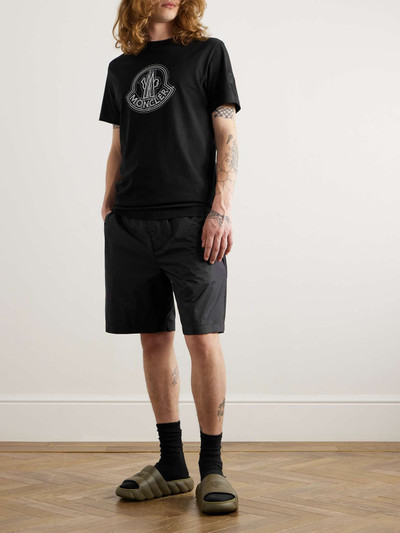 Moncler Straight-Leg Logo-Appliquéd Nylon Bermuda Shorts outlook