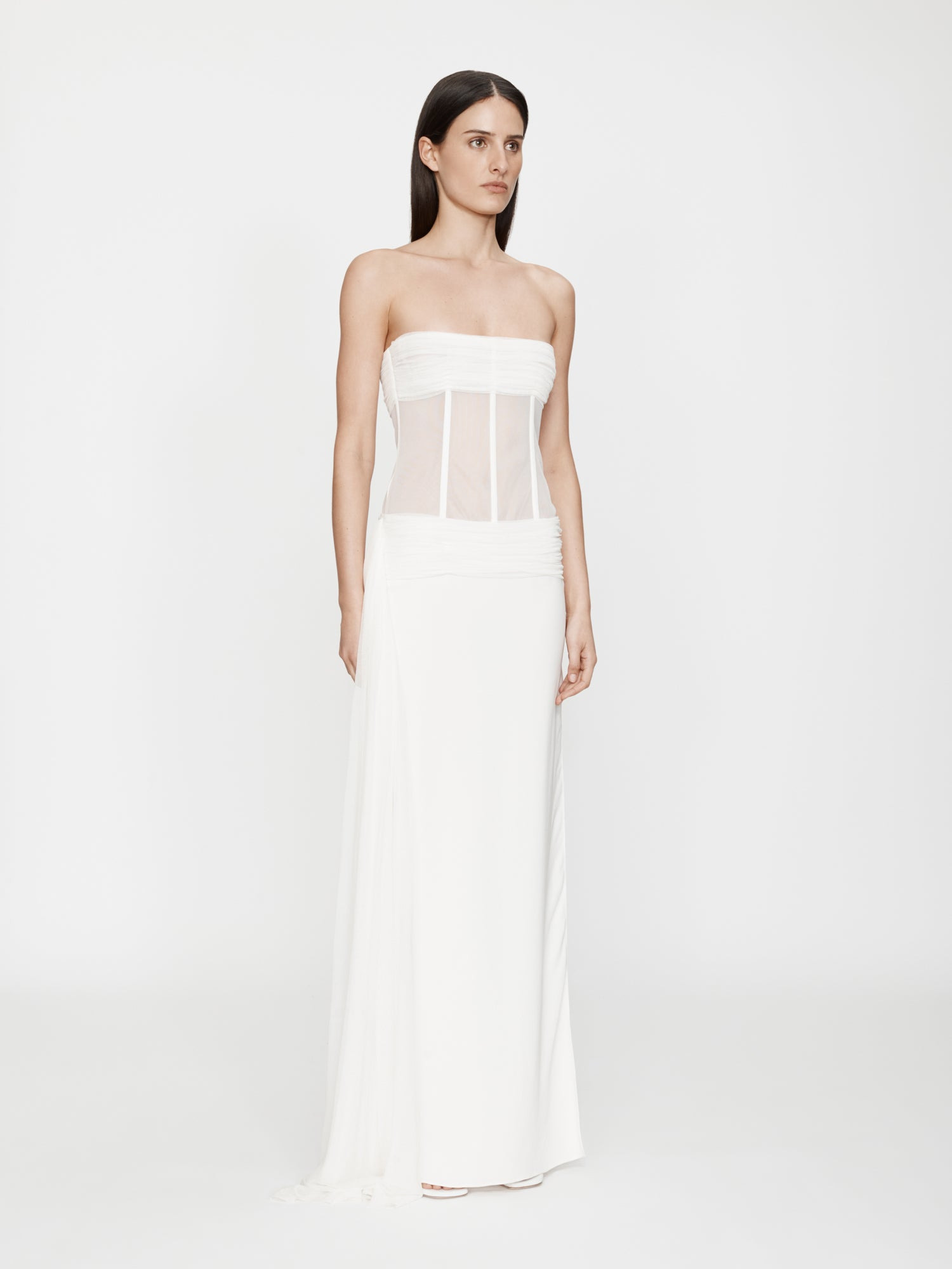 Veiled Corset Dress - 4