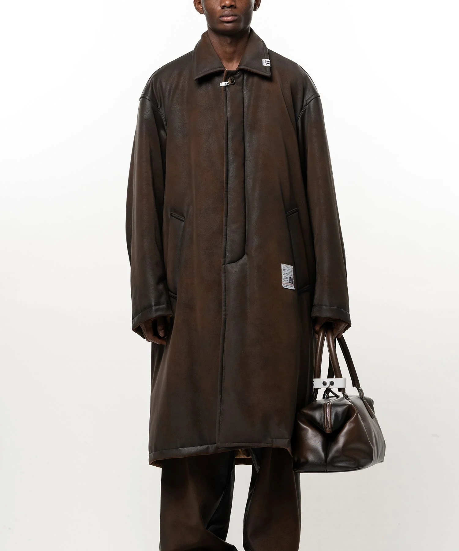 Coated Puffer Coat - 1