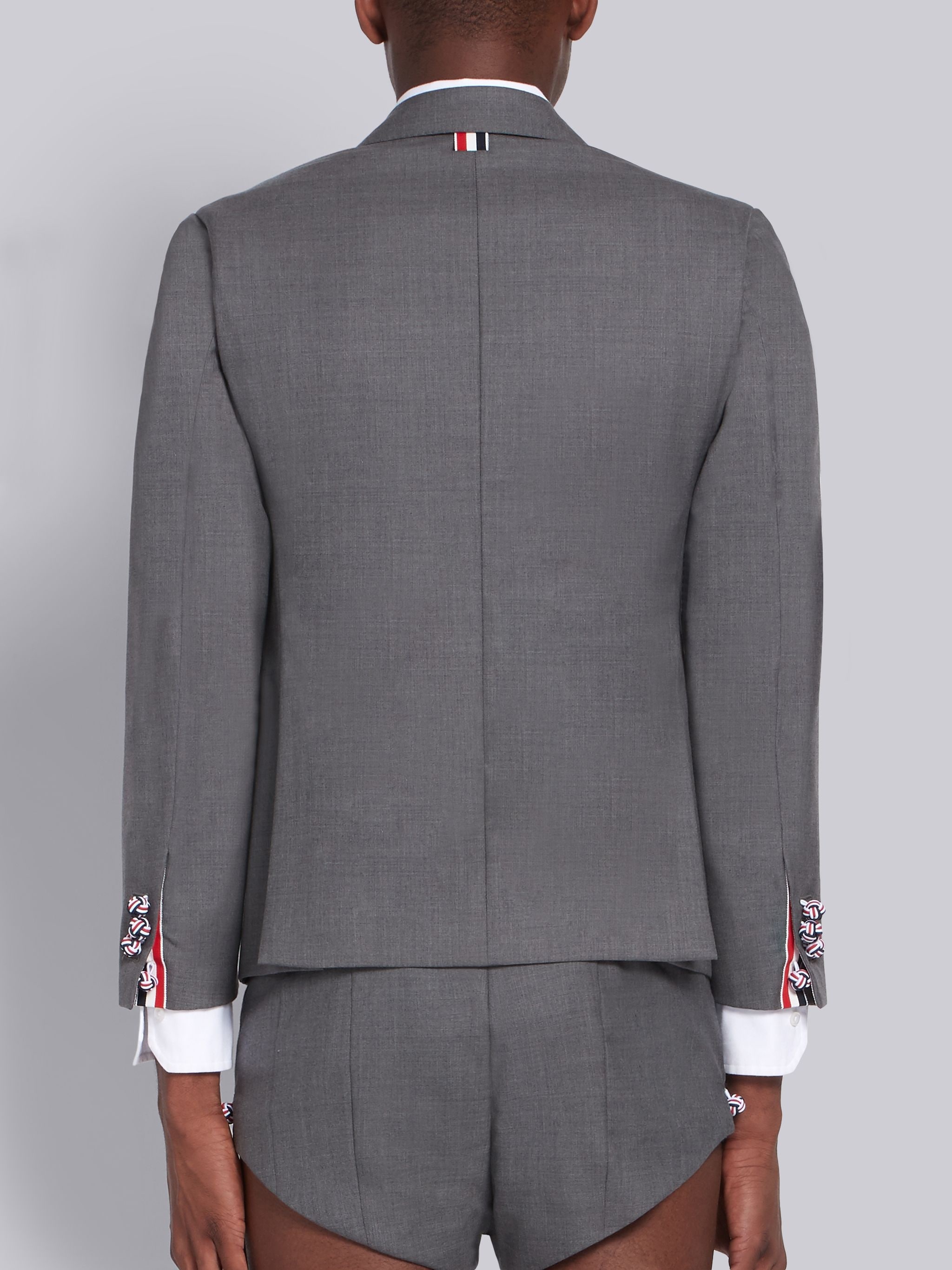 Medium Grey Super 120s Twill Classic Sport Coat - 3