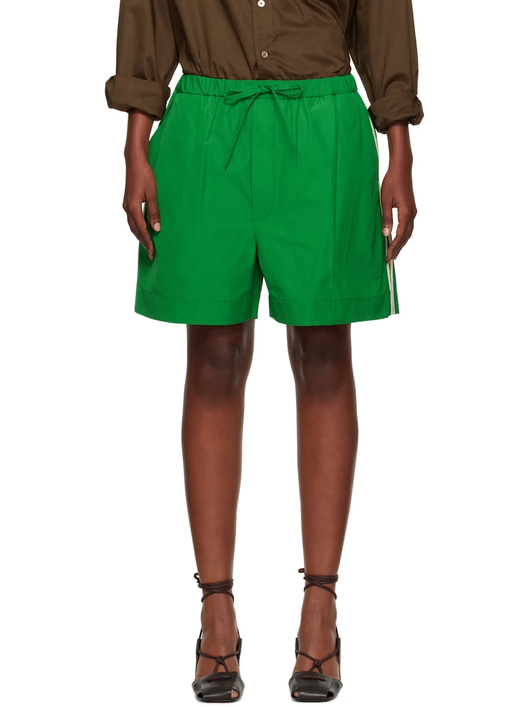 Green Sporty Shorts - 1