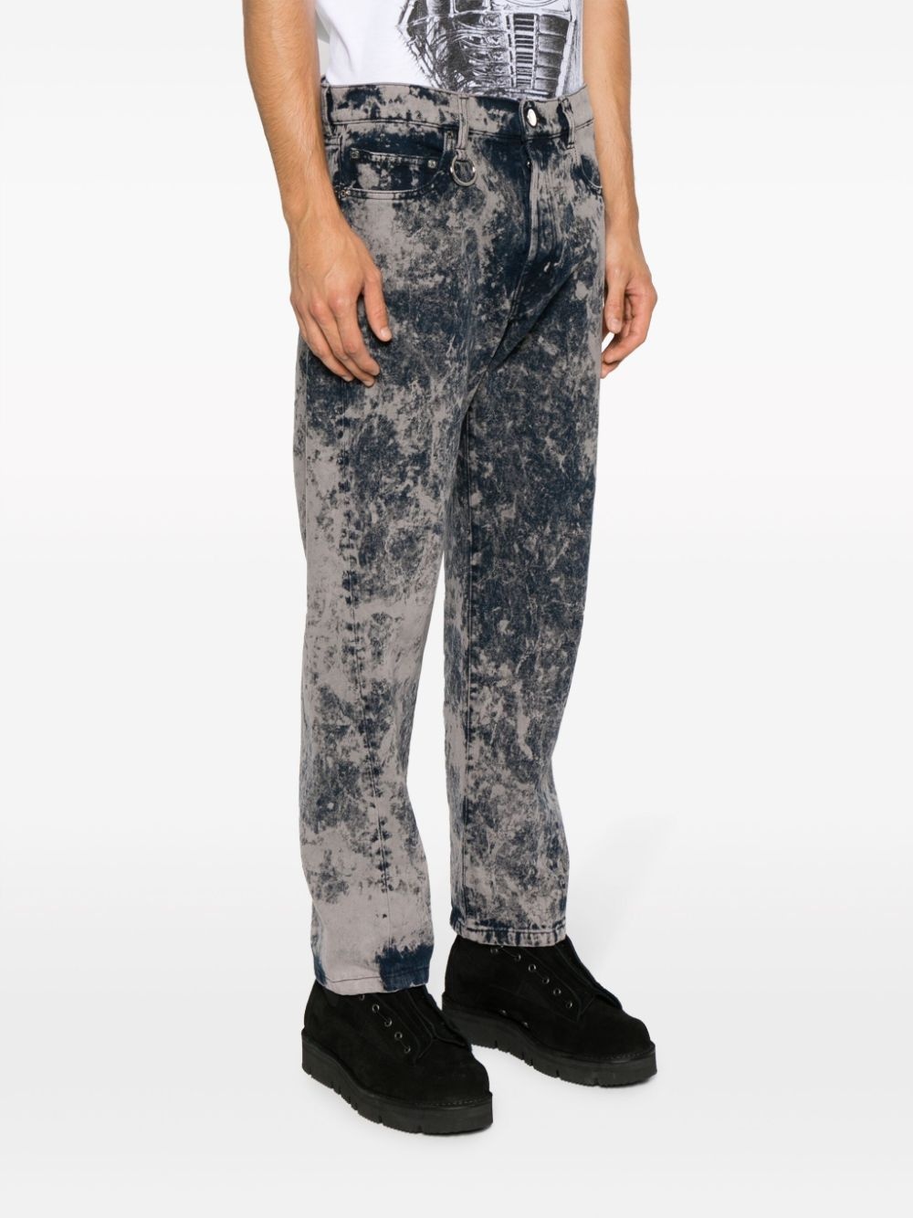 midi-rise wide-leg jeans - 5