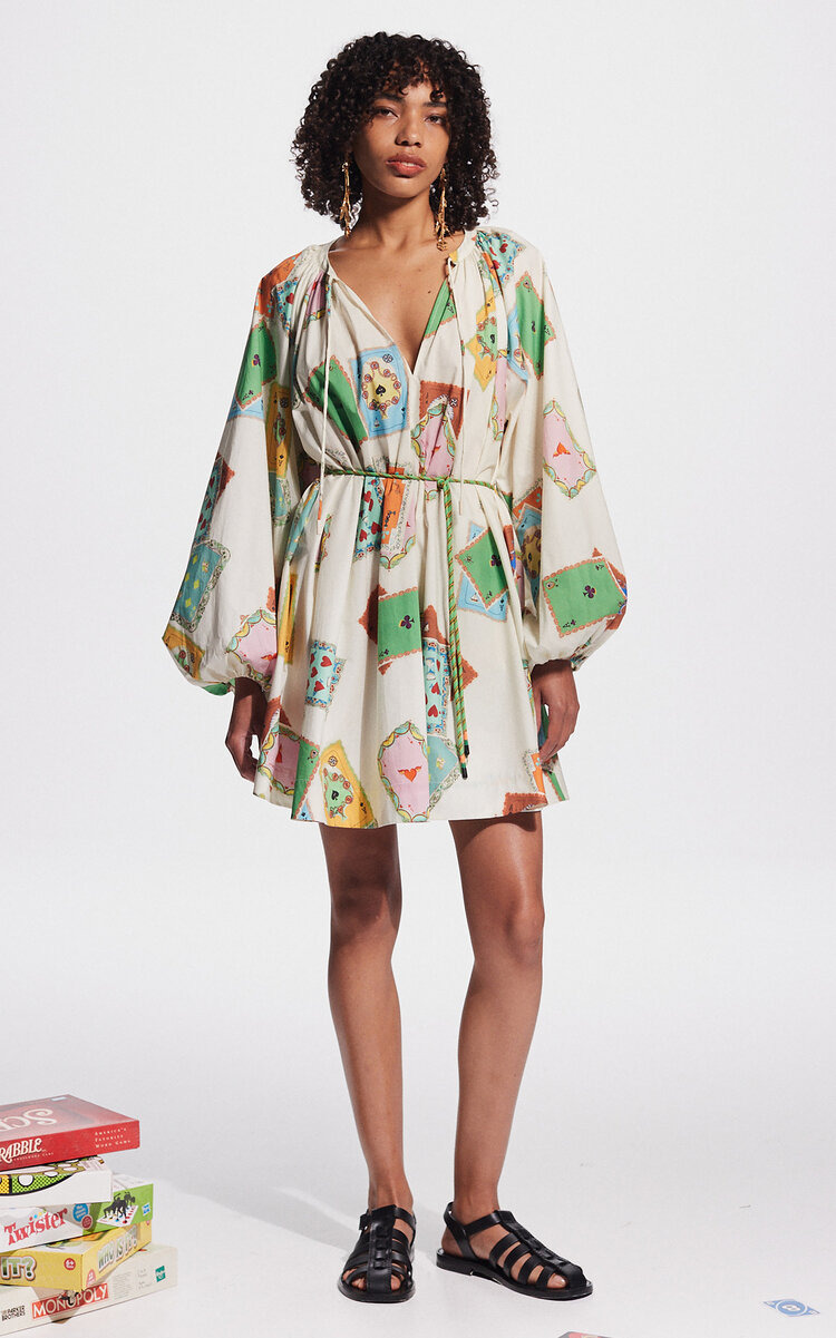 Rummy Printed Organic Cotton Poplin Mini Dress multi - 2