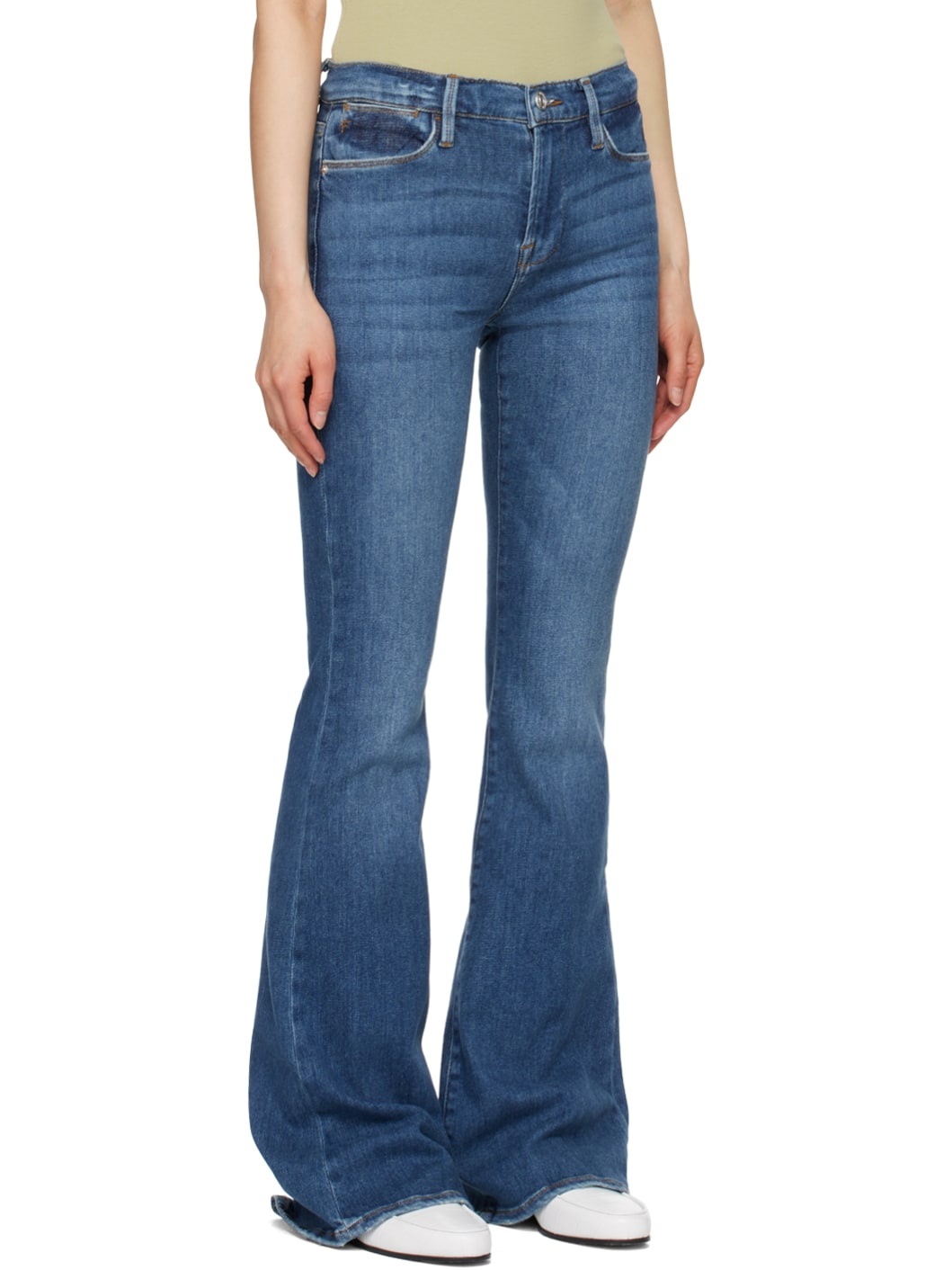 Blue 'Le High Flare' Jeans - 2