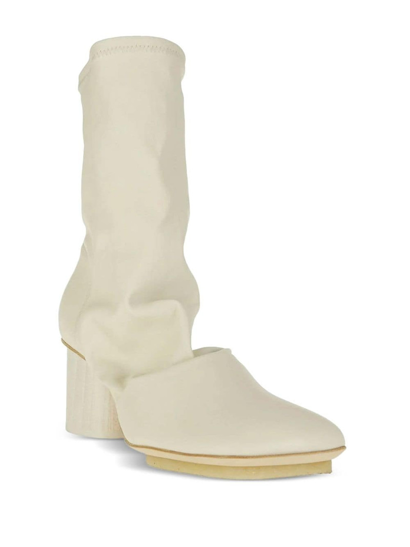 UMA WANG stretch leather boots outlook