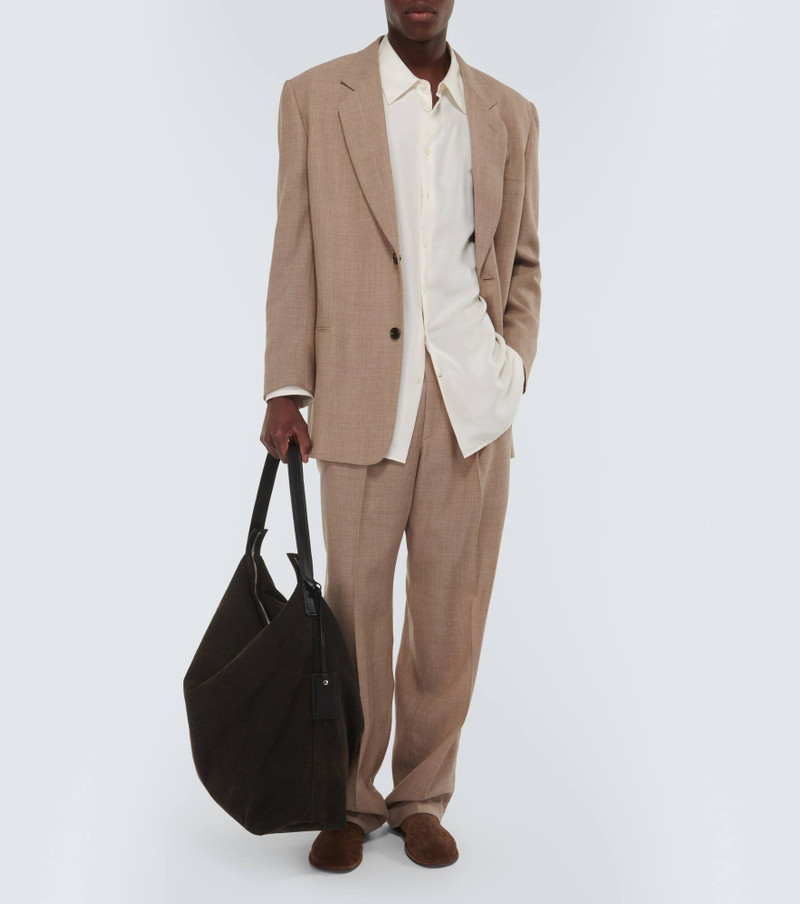 The Row Hugo suede clogs outlook