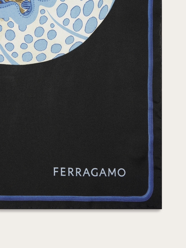 FOLIAGE PRINT FOULARD - 3