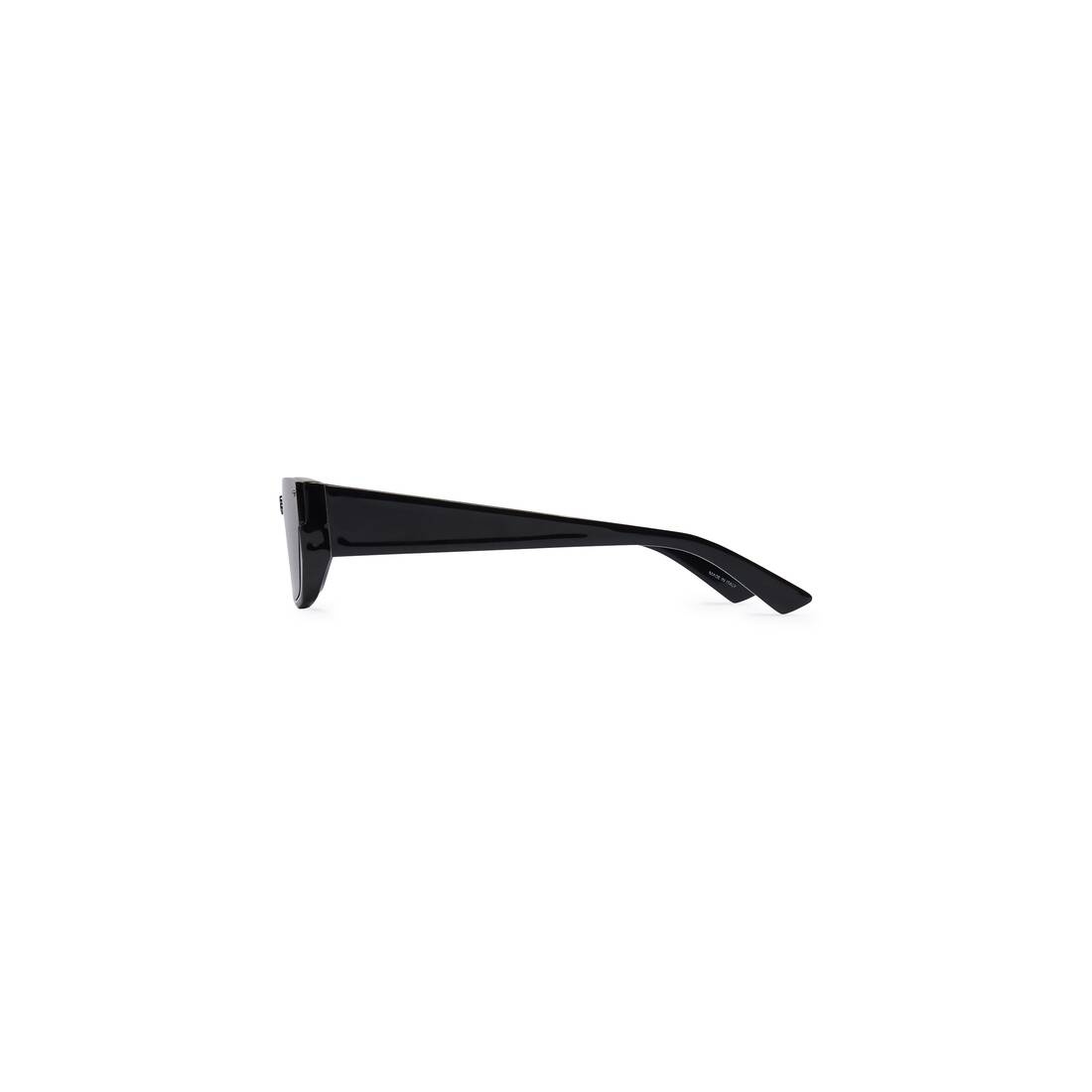 Shield Rectangle Sunglasses in Black - 3