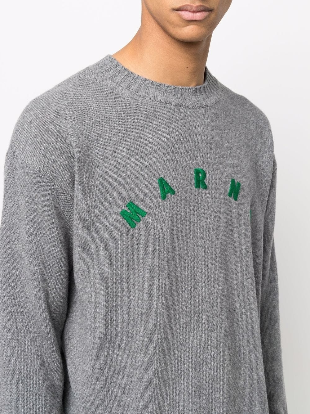 embroidered-logo jumper - 5