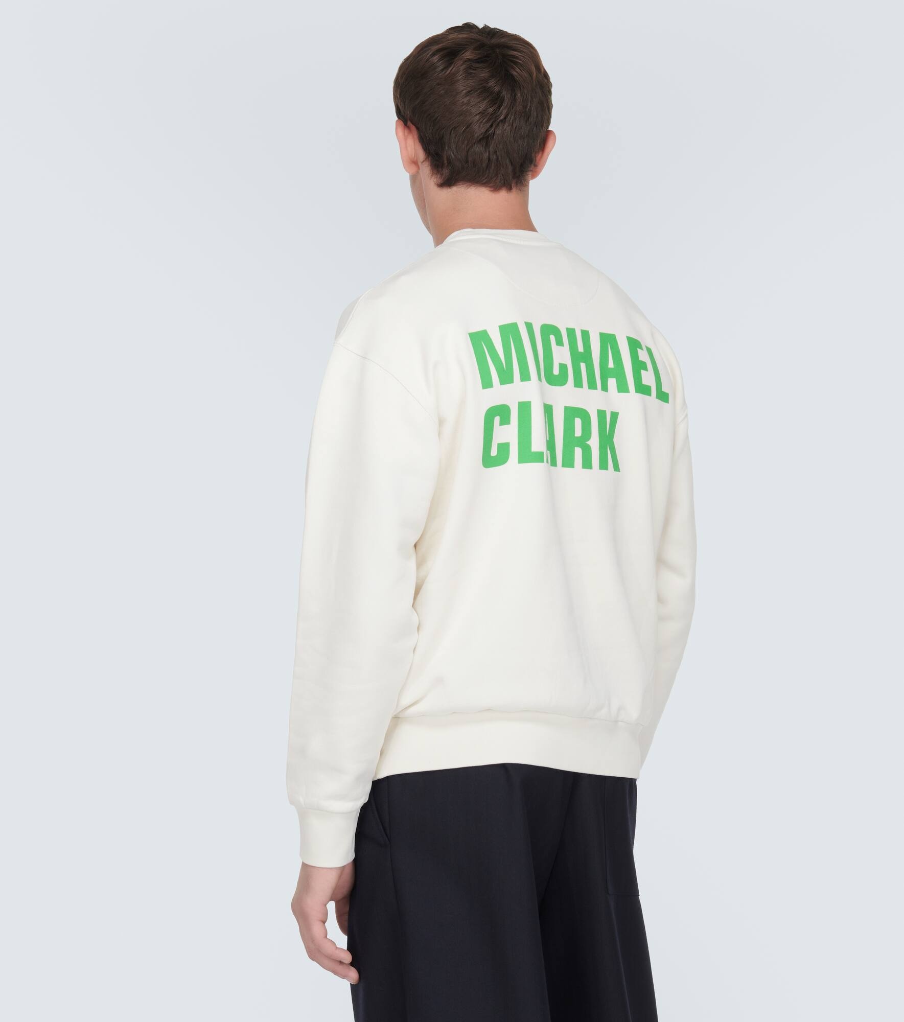 x Michael Clark printed cotton jersey sweatshirt - 4