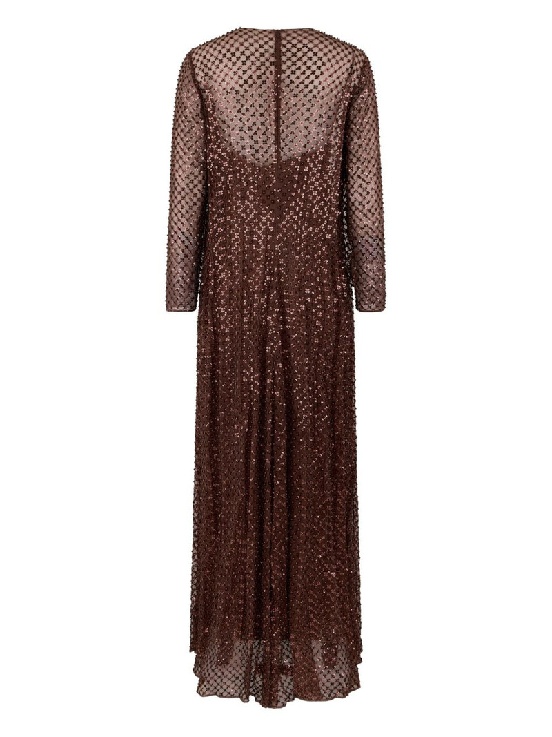 Valentino sequin-embellished maxi dress outlook