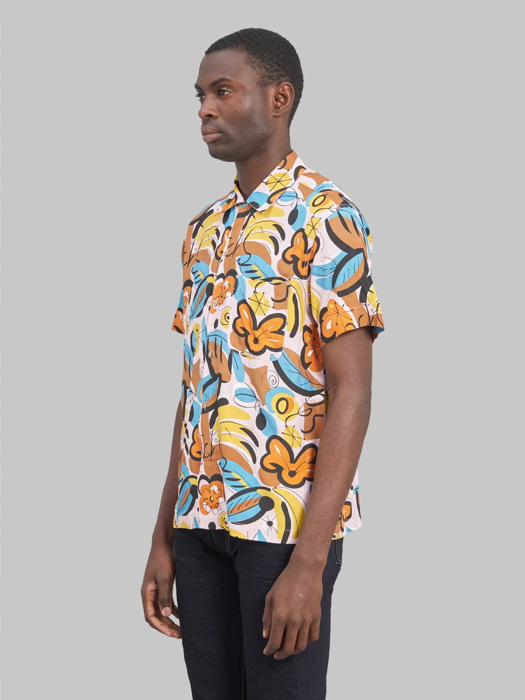 3sixteen Vacation Shirt Tropical Print - 5