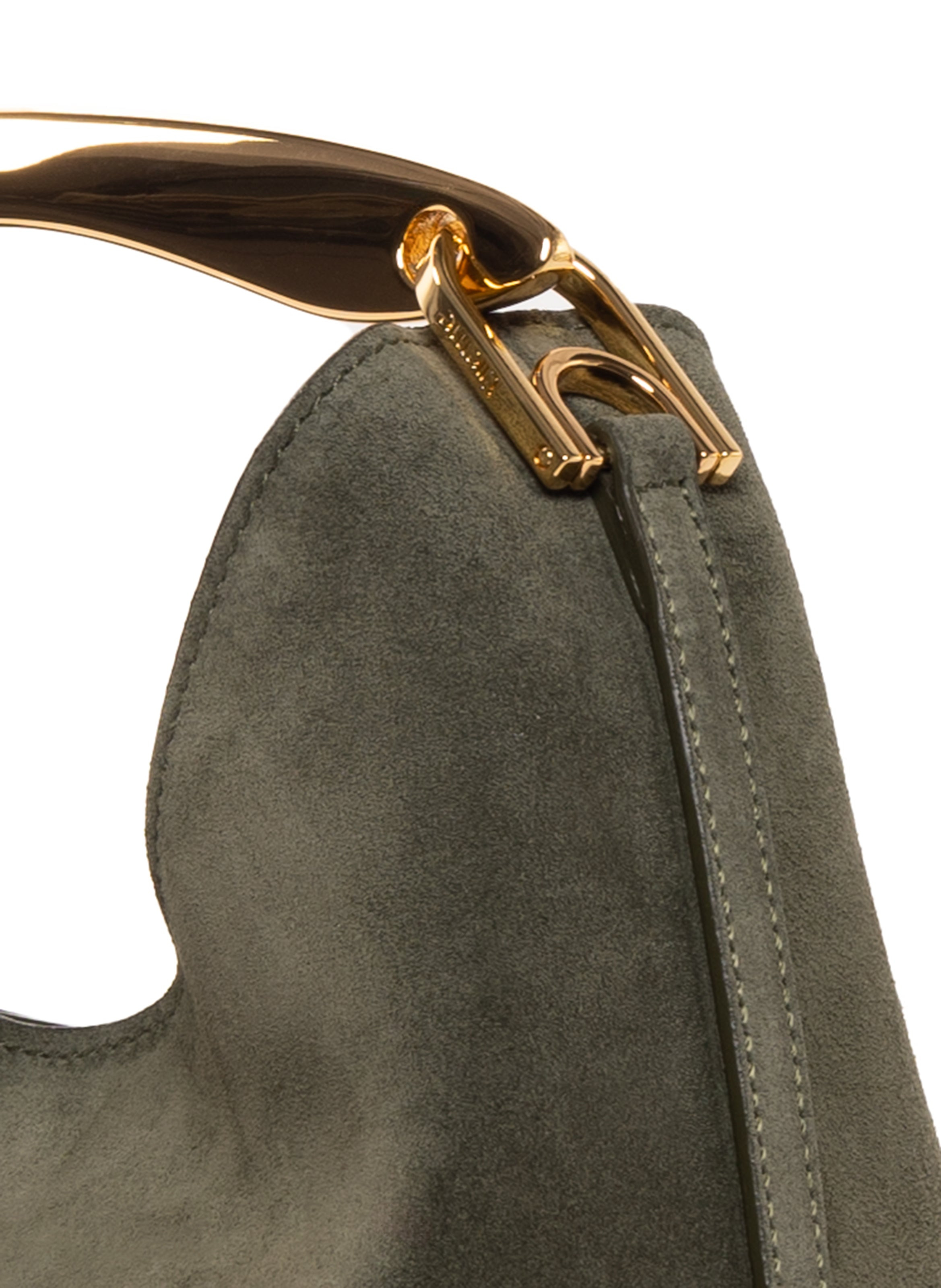 Small Boomerang Suede Khaki - 5