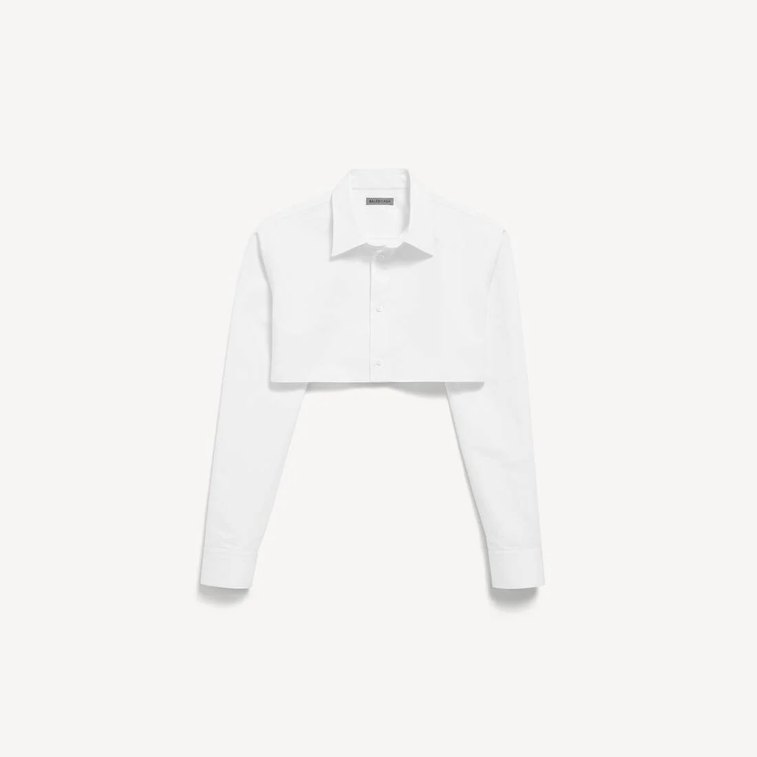 Women's Cropped Shirt in White - 1