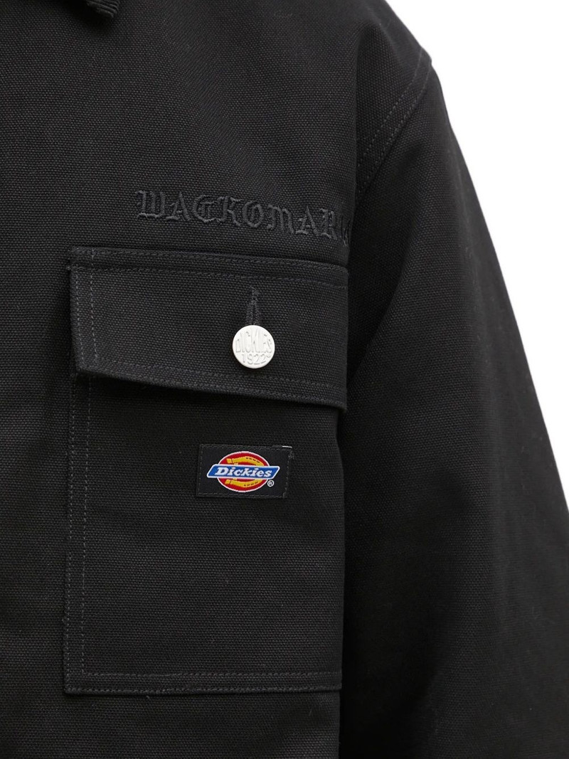 x Dickies logo-embroidered shirt jacket 4