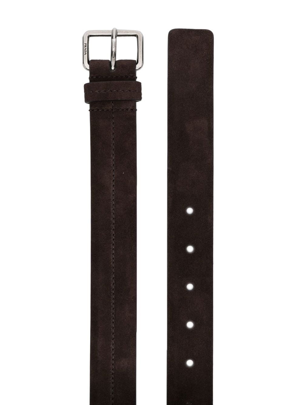 engraved-buckel detail belt - 2