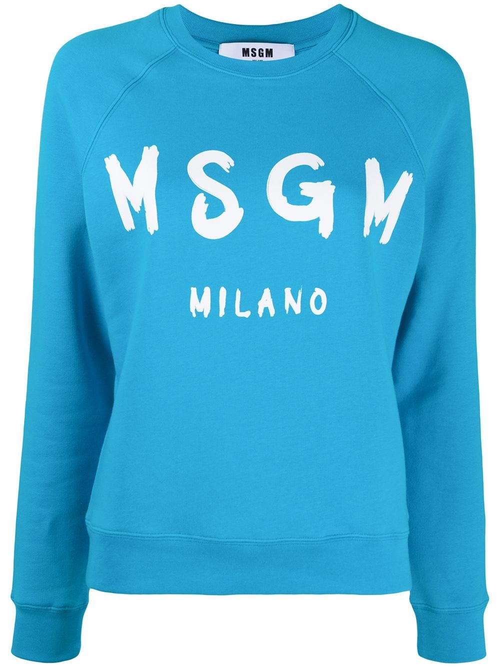 logo-print raglan sweatshirt - 1